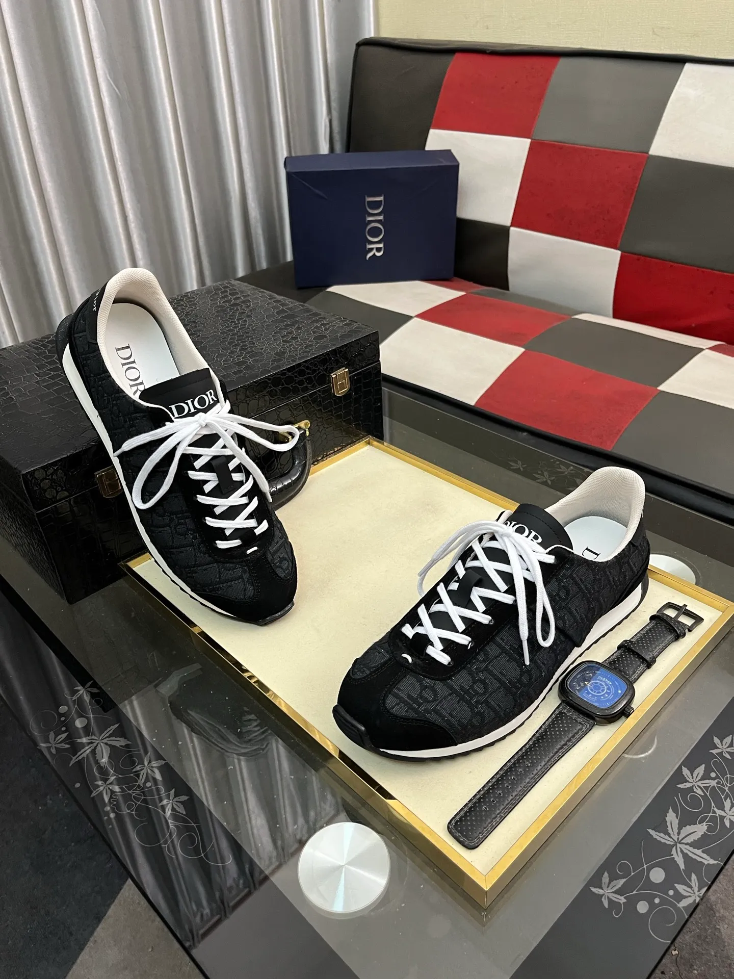 Men's shoes 💰420⌚️⌚️[Dior] Dior couple's style, new casual style launched in Hong Kong counters. Official website 1:1 production. Original Italian materials. Designed by European and American masters. Perfect shape to create counter quality. Solid color rubber wear-resistant outsole and classic dazzling head! Super versatile and very comfortable. High-end without losing taste, fashionable and novel! ! Absolute focus! Code number: 36-448️⃣Colors available